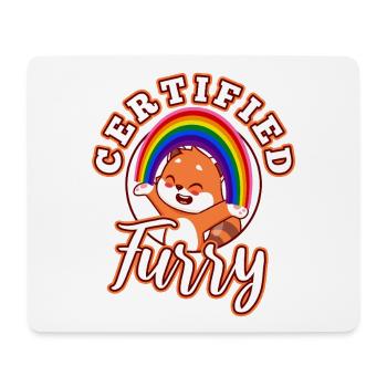 Thank you furry much - Mouse Pad (horizontal) - white - Front