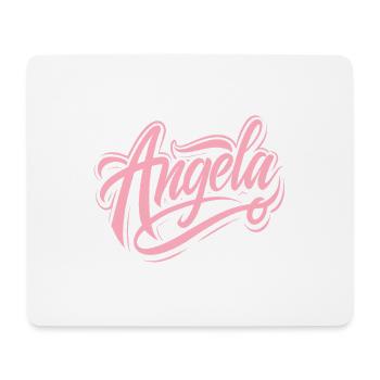 Lass das mal die Angela machen - Namenstag - Mousepad (Querformat) - Weiß - Vorne