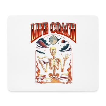 Coach de vie, conférencier motivateur, tarot, Halloween - Tapis de souris (format paysage) - blanc - Devant