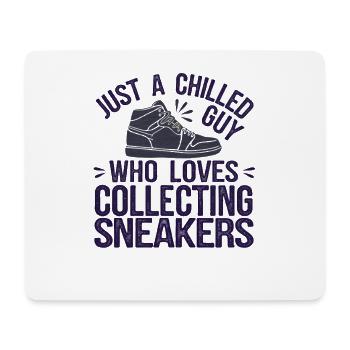 Chilled Sneaker Sammlerdruck - Mousepad (Querformat) - Weiß - Vorne