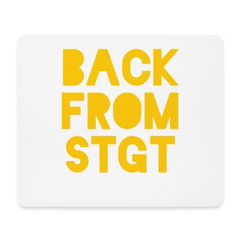 Back from Stuttgart - Mousepad (Querformat) - Weiß - Vorne