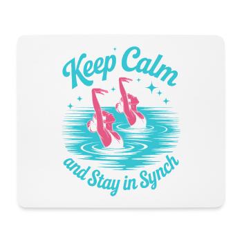Synchronschwimmen Kunstschwimmen Wassersport - Mousepad (Querformat) - Weiß - Vorne