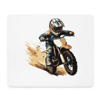 Adrenaline Motocross Hero Print - Mouse Pad (horizontal) - white - Front