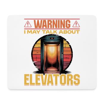 Elevator toddler & kids - Mouse Pad (horizontal) - white - Front