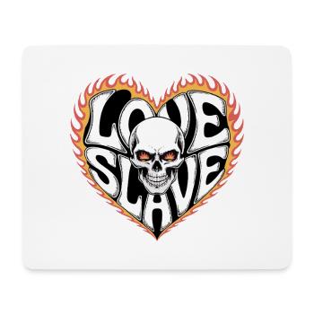 Edgy Heart with Skull Tattoo Design - Mouse Pad (horizontal) - white - Front