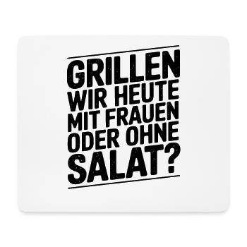  Berge Rufen Wanderlust The Mountains Are Calling - Mousepad (Querformat) - Weiß - Vorne