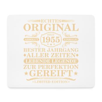 Original since 1955 Vintage - 70th Birthday - Mouse Pad (horizontal) - white - Front