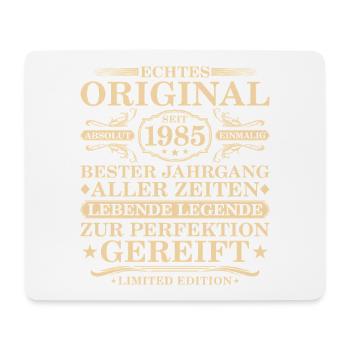 Original since 1985 Vintage - 40th Birthday - Mouse Pad (horizontal) - white - Front