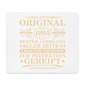 Original since 1995 Vintage - 30th Birthday - Mouse Pad (horizontal) - white - Front