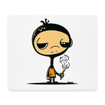 Mysterious Boy  - Mouse Pad (horizontal) - white - Front