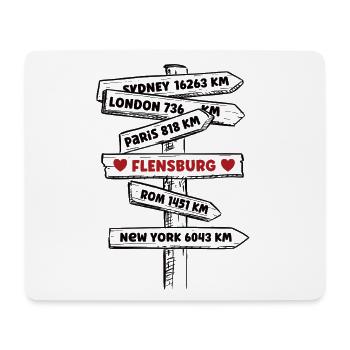 Flensburg Baltic Sea Resort Holiday Baltic Sea Coast Home - Mouse Pad (horizontal) - white - Front