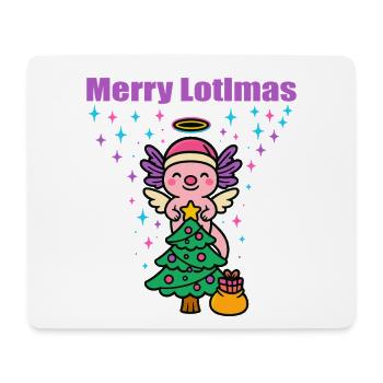 Merry Lotlmas Axolotl Weihnachten - Mousepad (Querformat) - Weiß - Vorne