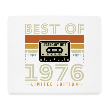 1976 Vintage Retro Geburtstagsgeschenk - Mousepad (Querformat) - Weiß - Vorne