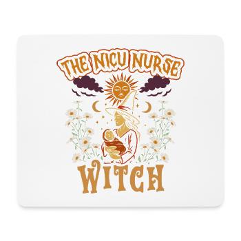USIN Krankenschwester L’infirmière sorcière de l’USIN - Tapis de souris (format paysage) - blanc - Devant