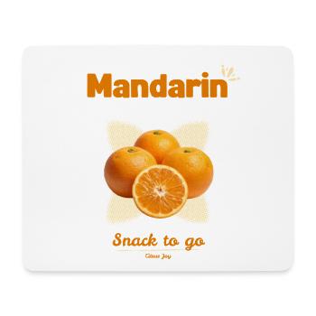 Tangerine | Snack To Go | Citrus Joy - Mouse Pad (horizontal) - white - Front