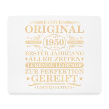Original depuis 1950 - 75e anniversaire - Tapis de souris (format paysage) - blanc - Devant