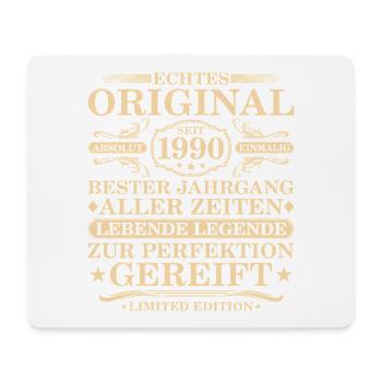 Original since 1990 - 35th birthday - Mouse Pad (horizontal) - white - Front