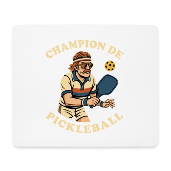 Pickleball Champion Vintage Style Sports Humor - Mouse Pad (horizontal) - white - Front