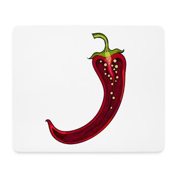 Chili Chili Pepper Costume Hot Pepper - Mouse Pad (horizontal) - white - Front