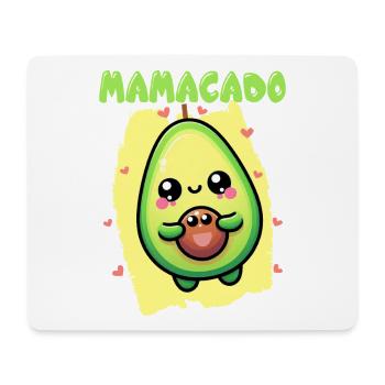 Mamacado Avocat Amoureux Fête des Mères - Tapis de souris (format paysage) - blanc - Devant