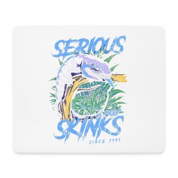 Serious About Blue Tongue Skinks Since 1941 - Mouse Pad (horizontal) - white - Front