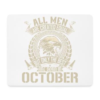 Adler der Gleichheit Oktober Design - Mousepad (Querformat) - Weiß - Vorne