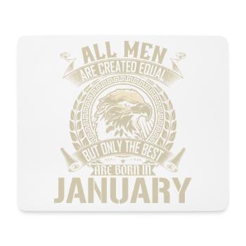January Eagle Unity Motif - Mouse Pad (horizontal) - white - Front