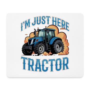 Tracteur Enfants Ferme Mode de vie - Tapis de souris (format paysage) - blanc - Devant