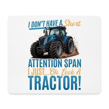 Tracteur Enfants Ferme Mode de vie - Tapis de souris (format paysage) - blanc - Devant