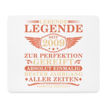 16th Birthday Vintage 2009 - Mouse Pad (horizontal) - white - Front