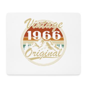 1966 Vintage Retro Geburtstagsgeschenk - Mousepad (Querformat) - Weiß - Vorne