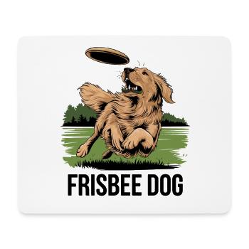  Frisbee Hund Abenteuer im Park mit deinem treuen - Mousepad (Querformat) - Weiß - Vorne