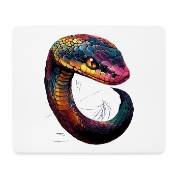 snake, python, cobra, rattlesnake, snakes - Mouse Pad (horizontal) - white - Front