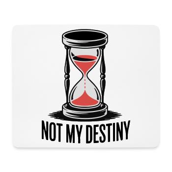Einzigartige Sanduhr mit fettem Text - Mousepad (Querformat) - Weiß - Vorne