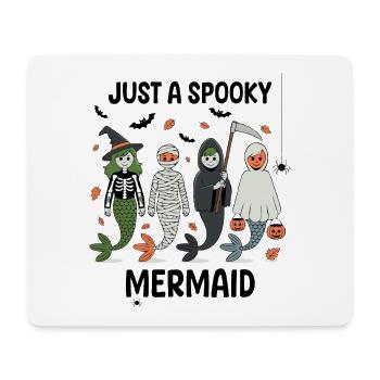 Spukende Meerjungfrauen Halloween Design - Mousepad (Querformat) - Weiß - Vorne