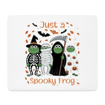 Spooky frogs with Halloween motifs - Mouse Pad (horizontal) - white - Front