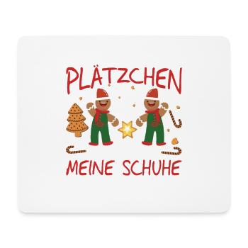 Weihnachtsoutfit Plätzchen Backen Weihnachten Xmas - Mousepad (Querformat) - Weiß - Vorne