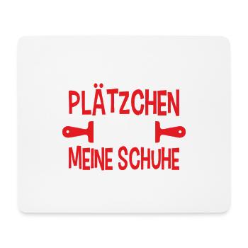 Weihnachtsgeschenk Plätzchen Wichteln Lustig - Mousepad (Querformat) - Weiß - Vorne