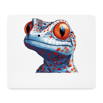 Tokay-Geckos Tokay-Gecko - Mousepad (Querformat) - Weiß - Vorne