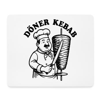 Döner Kebab - Restauration rapide - Spruch - Tapis de souris (format paysage) - blanc - Devant