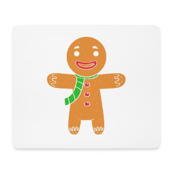 Gingerbread Christmas Gingerbread Man - Mouse Pad (horizontal) - white - Front