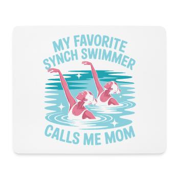 Synchronschwimmen Kunstschwimmen Wassersport - Mousepad (Querformat) - Weiß - Vorne