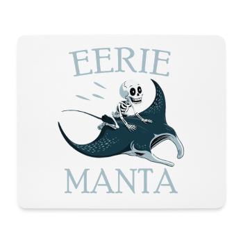 Squelette sur raie manta - Tapis de souris (format paysage) - blanc - Devant