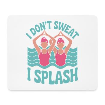 Synchronschwimmen Kunstschwimmen Wassersport - Mousepad (Querformat) - Weiß - Vorne