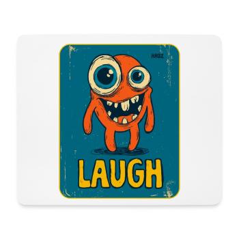 Skurriles Monster - Mousepad (Querformat) - Weiß - Vorne