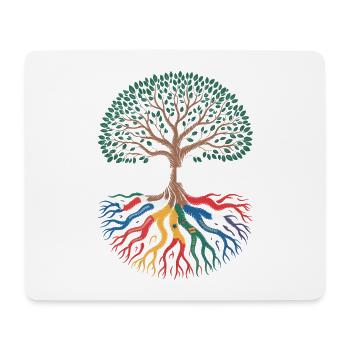 Deeply Rooted Hispanic Heritage Roots - Mouse Pad (horizontal) - white - Front