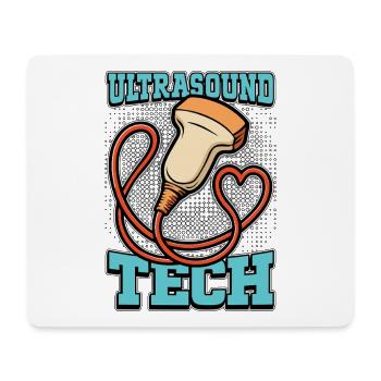 Sonographer Ultrasound Tech Sonography Xray Tech - Mousepad (Querformat) - Weiß - Vorne