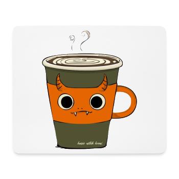 Basic Witch Brew | Funny Demon Coffee Mug - Mouse Pad (horizontal) - white - Front