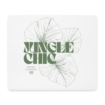 Tropical Leaf Monstera Design - Mouse Pad (horizontal) - white - Front
