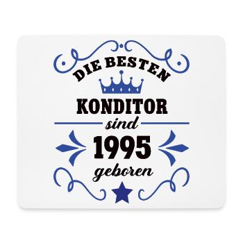 Confiseur Anniversaire Vintage 1995 Boulanger Bldg. 95 - Tapis de souris (format paysage) - blanc - Devant